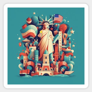 4th of July Sticker